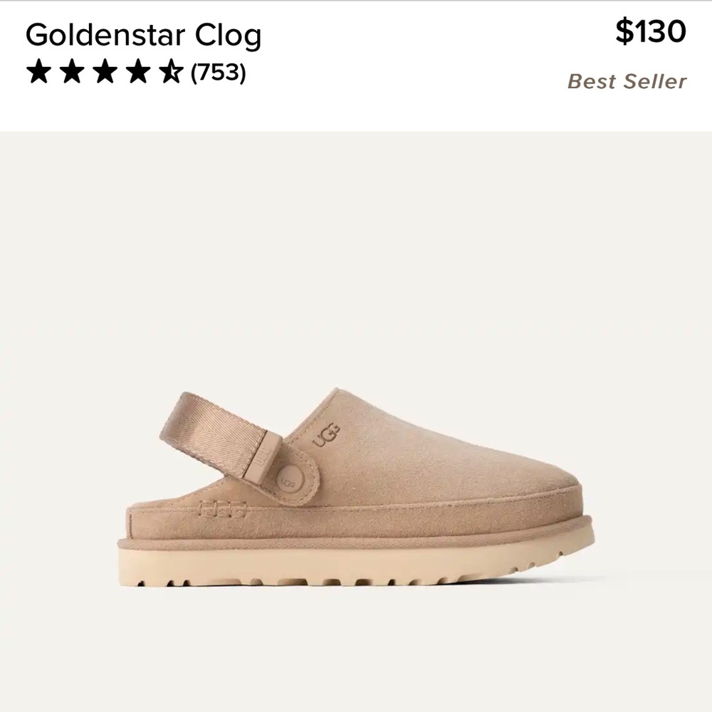 UGG Goldenstar Clog - NEW IN BOX